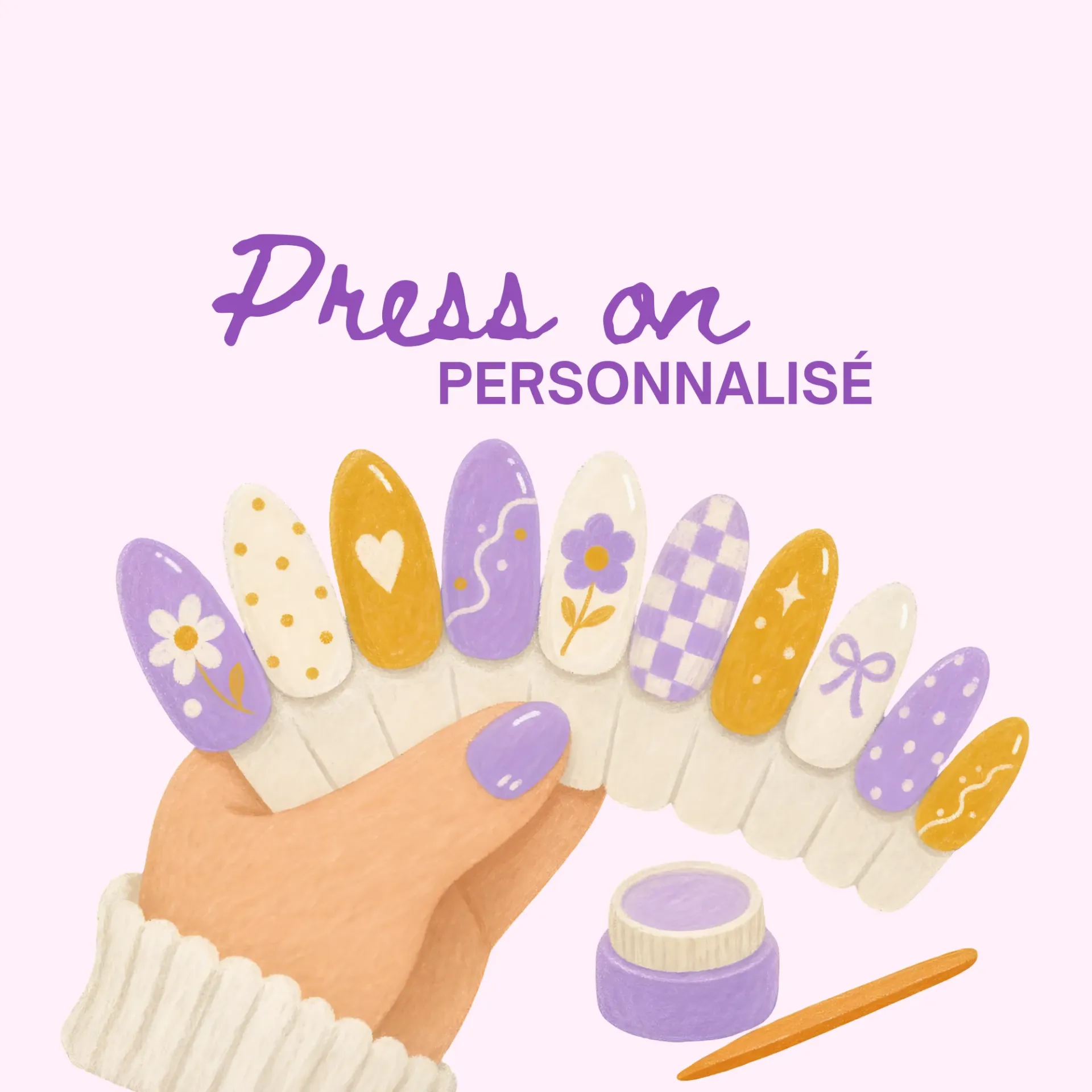 Press on - Commande personnalisée